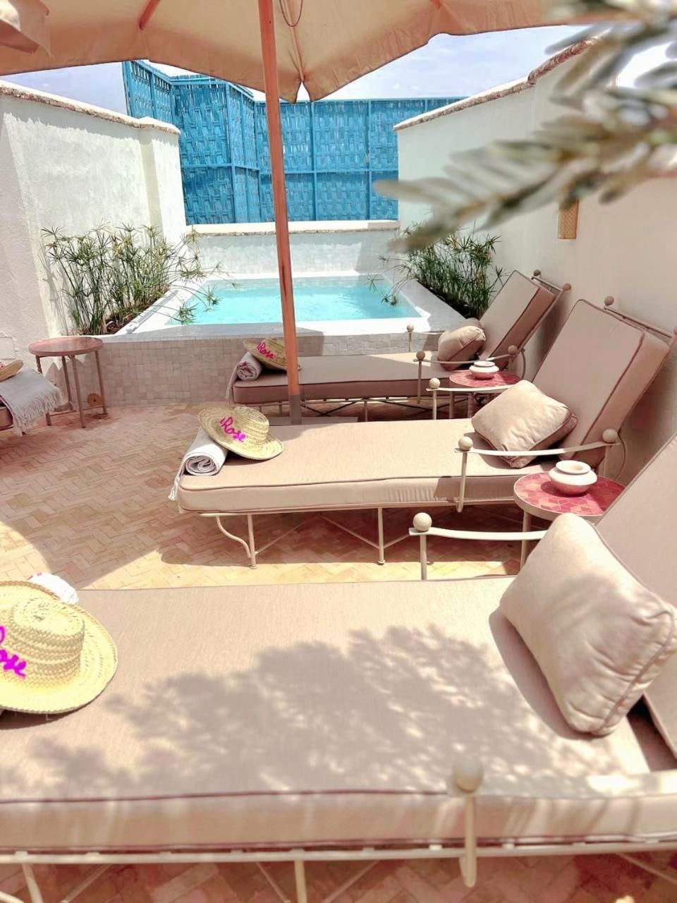 Le Singe Rose Hotell Marrakesh Exteriör bild
